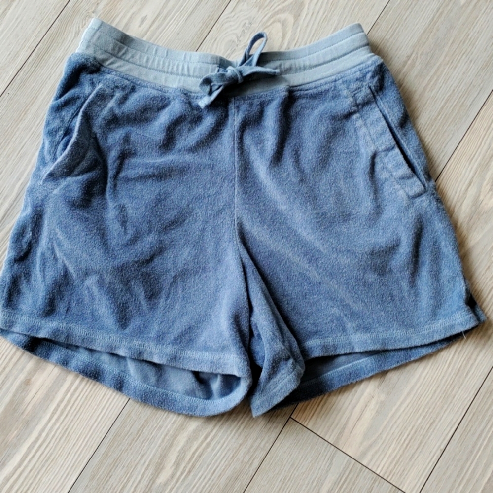 Baby blue organic cotton shorts size small